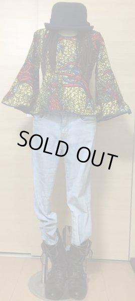 画像2: フリル＆フレア袖のセットアップ (2)