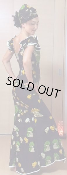 画像8: 送料無料&ターバン付き！☆フレンチ袖のセットアップ衣装 (8)