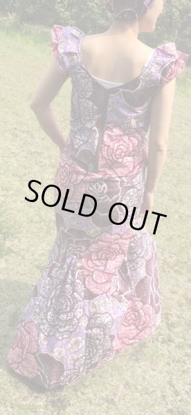 画像2: 送料無料&ターバン付き！☆フレンチ袖のセットアップ衣装 (2)