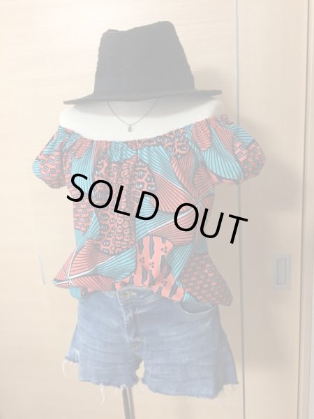 画像3: 《受注製作》オフショルダートップス（半袖） (3)