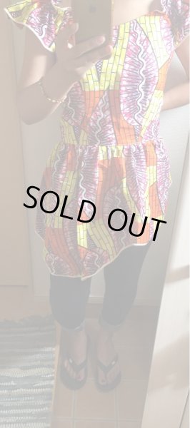 画像3: ☆送料無料&ターバン付き！☆2wayカットワークセットアップ (3)