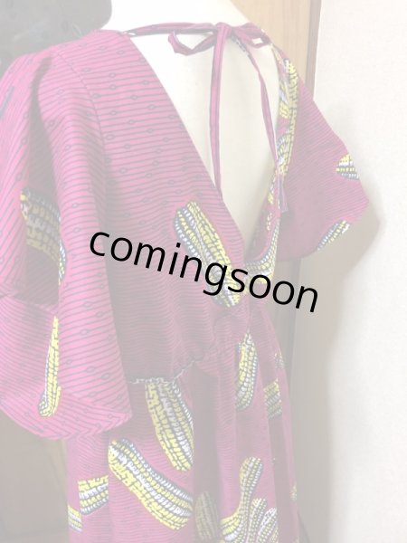 画像6: 《受注製作》フルールドレス（フレアスリーブ） (6)