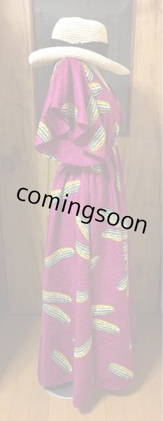 画像3: 《受注製作》フルールドレス（フレアスリーブ） (3)