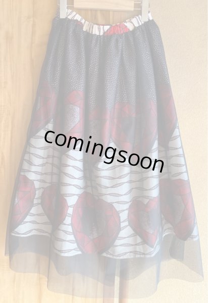 画像4: 《受注製作》チュールギャザースカート (4)