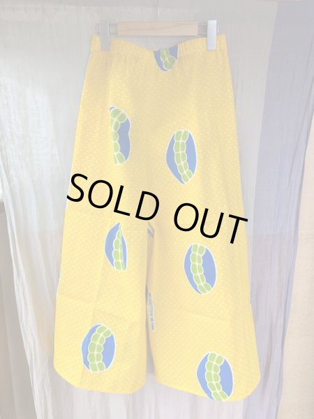 画像2: 送料無料★フラップバギーパンツ★イエロー (2)