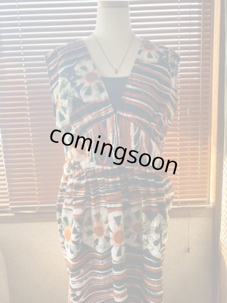 画像6: 《受注製作》デザインギャザーワンピース　 (6)