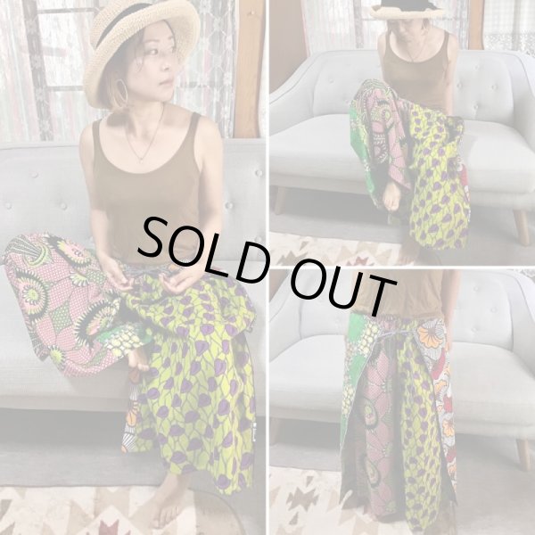 画像13: 送料無料・お値段据置き★フラップバギーパンツ★デニムmix (13)