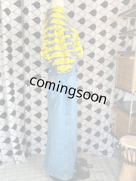 画像9: 《受注製作》Vシャーリング2wayトップス（２デザイン） (9)