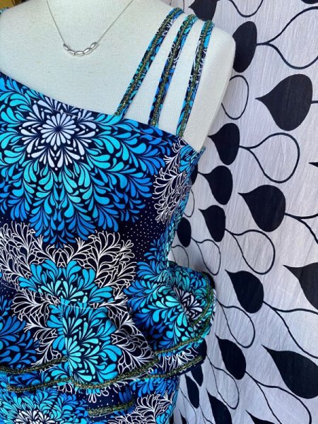 画像14: 《受注製作》ボトム選べるワンショルダー風2段フリルセットアップ (14)