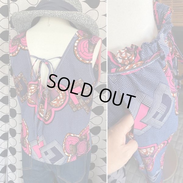 画像4: 即納★送料無料！★NEWバックリボントップスセットアップ（＋ハイライズリボンパンツ） (4)