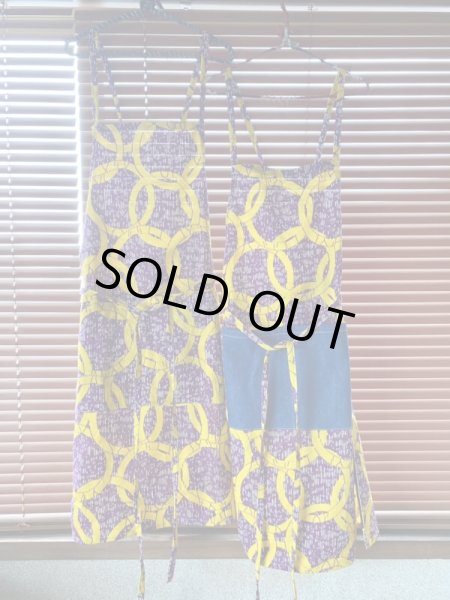 画像4: 《受注製作》ペアエプロン（２枚セット） (4)