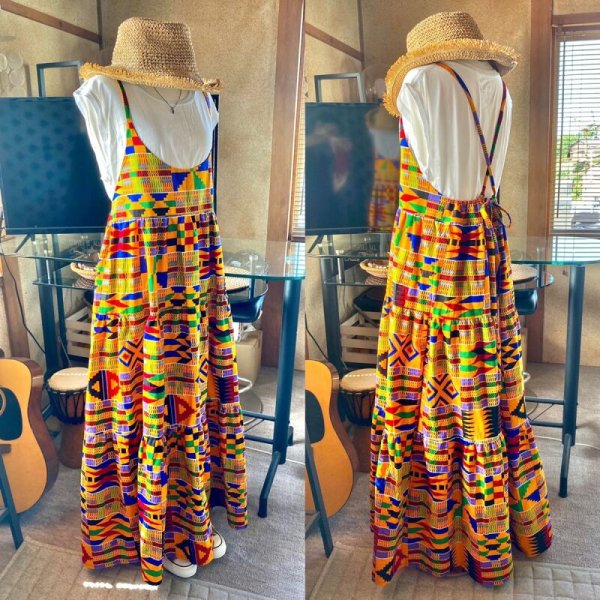 画像9: 《受注製作》ストラップティアードワンピース (9)