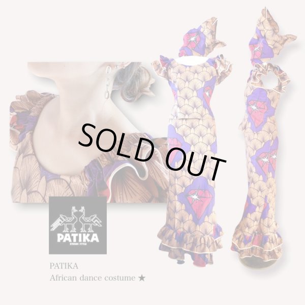 画像3: 即納★送料無料☆フレンチ袖のセットアップ（ダブルフリル巻きスカート・ストレート） (3)