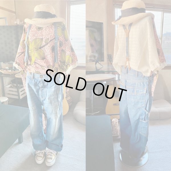 画像11: 《即納》送料無料☆2wayパーニュ×ナチュラル素材のセットアップ (11)