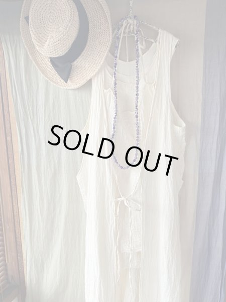 画像10: 《受注製作》生成りディテールキャミソール (10)