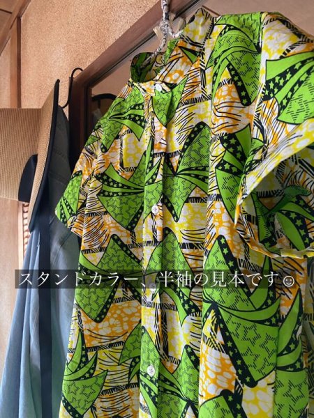 画像8: 《受注製作》シャツワンピース・ベーシック（長袖/半袖/袖なし） (8)