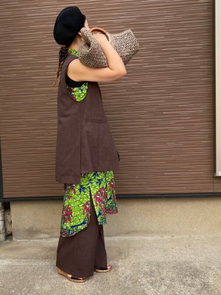 画像13: 《受注製作》シャツワンピース・ベーシック（長袖/半袖/袖なし） (13)