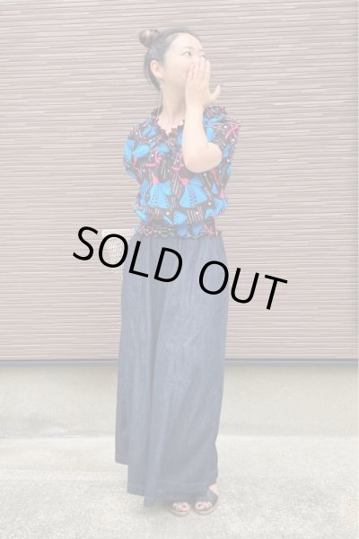 画像2: 即納★送料無料☆Vシャーリング2wayトップス (2)