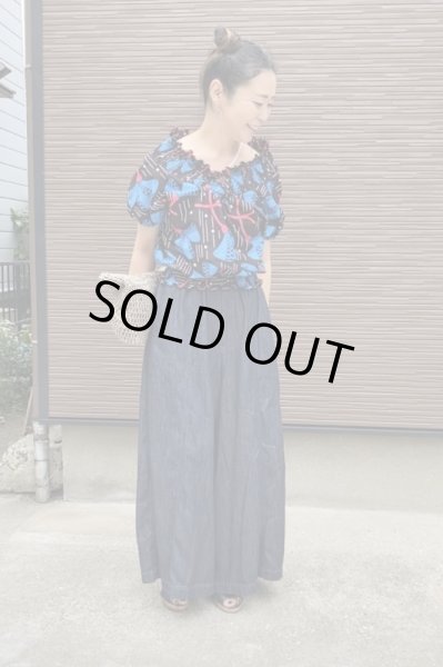 画像8: 即納★送料無料☆Vシャーリング2wayトップス (8)