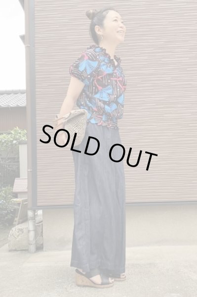 画像5: 即納★送料無料☆Vシャーリング2wayトップス (5)