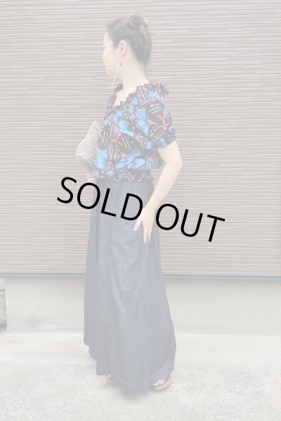 画像4: 即納★送料無料☆Vシャーリング2wayトップス (4)