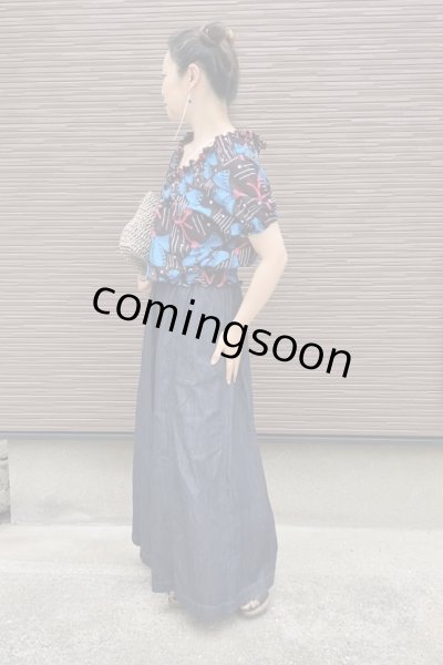 画像8: 《受注製作》Vシャーリング2wayトップス（２デザイン） (8)