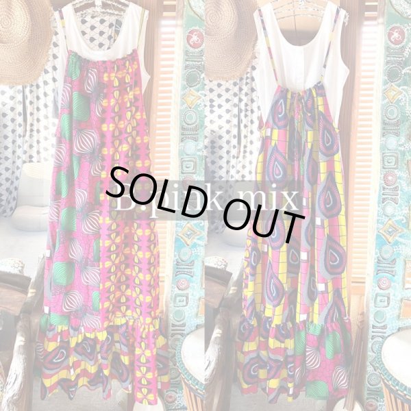 画像5: 即納☆送料無料☆ストラップワンピース（ティアードタイプ） (5)