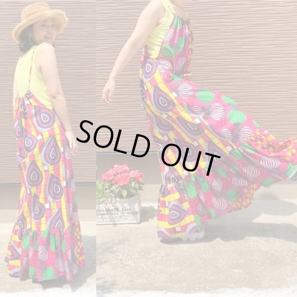 画像15: 即納☆送料無料☆ストラップワンピース（ティアードタイプ） (15)