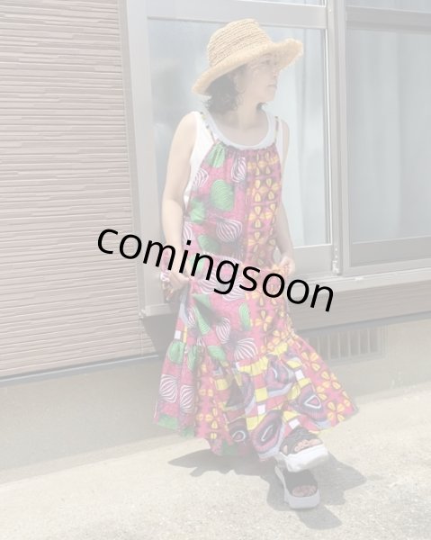 画像5: 《受注製作》ギャザーストラップワンピース（２デザイン） (5)