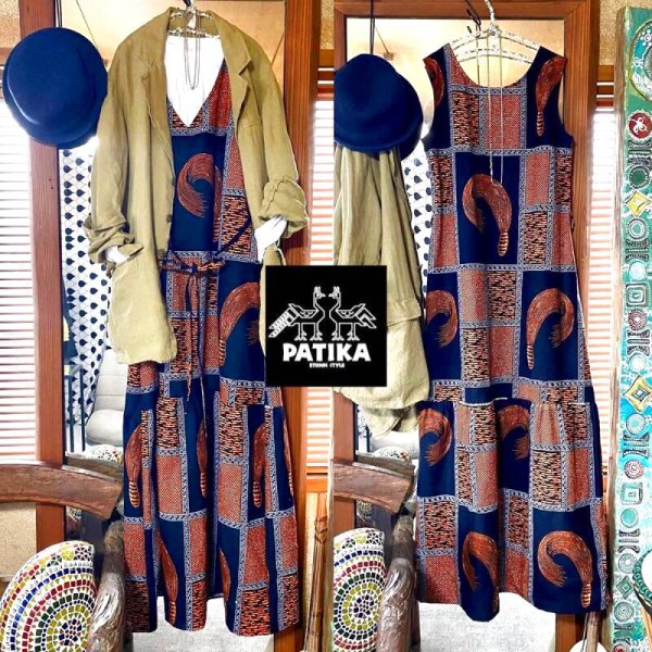 画像6: 《受注製作》2way紐ベルト付きティアードワンピース（２タイプ） (6)