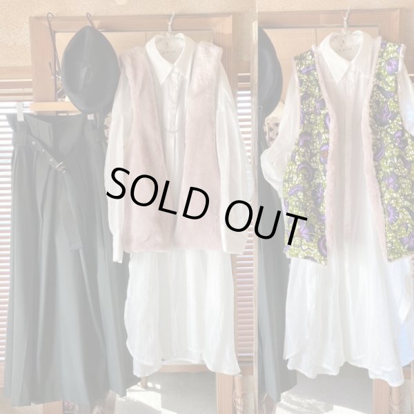 画像16: 即納★送料無料☆リバーシブルフェイクファーベスト（ショート／ロング） (16)