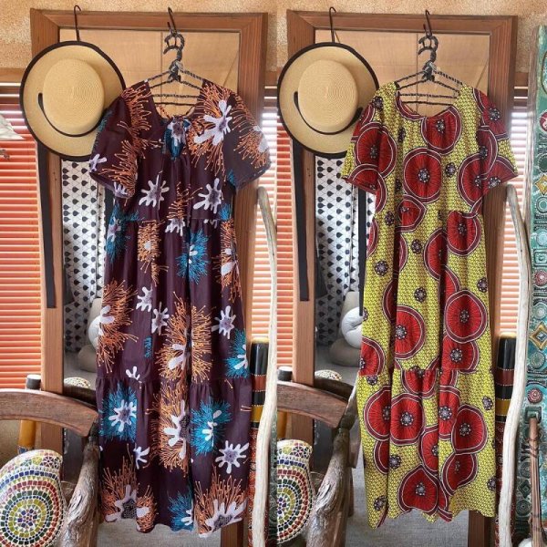 画像15: 即納☆送料無料☆パフスリーブティアードワンピース (15)