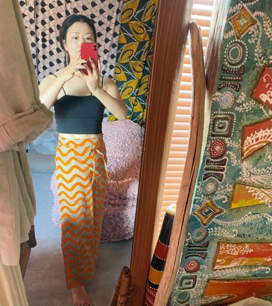 画像10: 《受注製作》ストレートラップスカート (10)