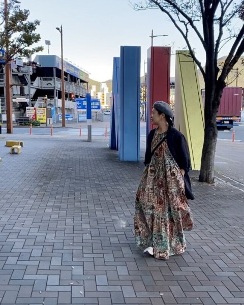 画像3: 《受注製作》ティアードパーティードレス／ノースリーブ (3)