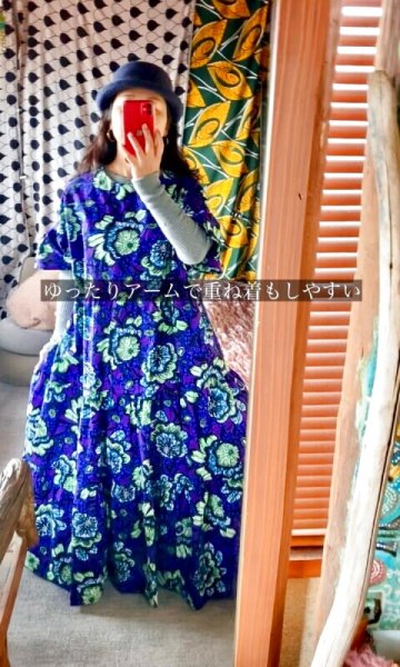 画像10: 《受注製作》ティアードパーティードレス／ベルスリーブ (10)