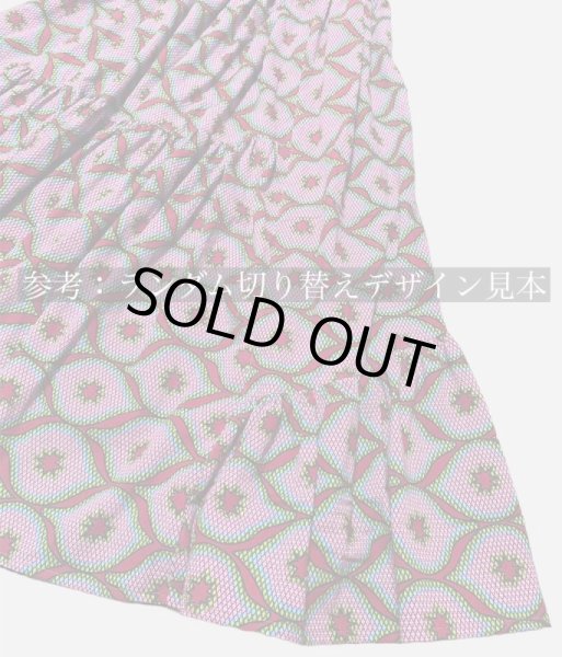 画像3: 即納☆送料無料☆ランダムギャザーティアードドレス／ノースリーブ (3)