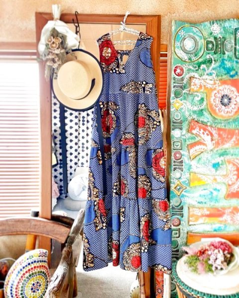 画像10: 《受注製作》ティアードパーティードレス／ノースリーブ (10)