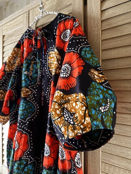 画像6: 《受注製作》ディテールサーキュラードレス／バルーンスリーブ (6)