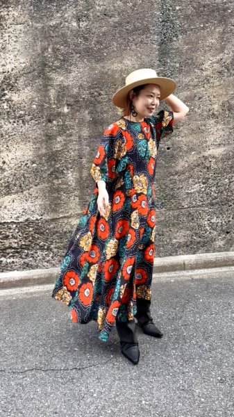 画像13: 《受注製作》ディテールサーキュラードレス／バルーンスリーブ (13)