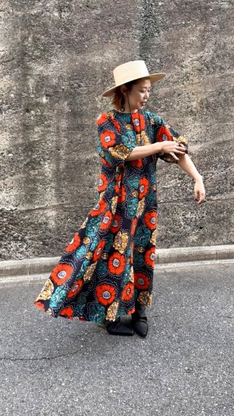 画像4: 《受注製作》ディテールサーキュラードレス／バルーンスリーブ (4)