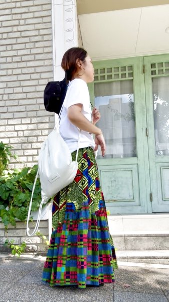 画像16: 《受注製作》ランダムギャザーティアードスカート／simple or mix (16)