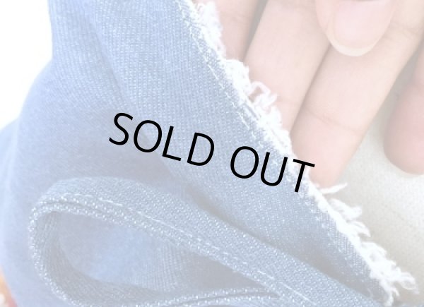 画像4: デニム×パッチワークのマキシワンピ*ライトデニム【M-L】 (4)