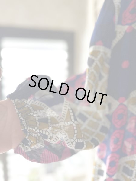 画像13: 【追加しました】即納☆送料無料☆ディテールＶネックギャザードレス／薄手 (13)