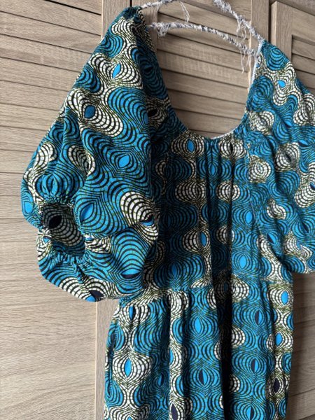 画像17: 【追加しました】即納☆送料無料☆ボリュームスリーブデザインドレス／ディテールギャザーネック (17)