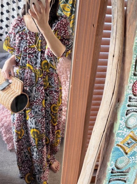 画像19: 【追加しました】即納☆送料無料☆ボリュームスリーブデザインドレス／ディテールギャザーネック (19)