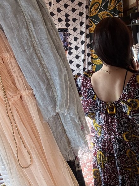 画像20: 【追加しました】即納☆送料無料☆ボリュームスリーブデザインドレス／ディテールギャザーネック (20)