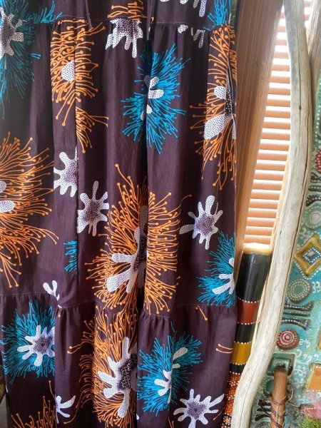 画像8: 即納☆送料無料☆パフスリーブティアードワンピース (8)