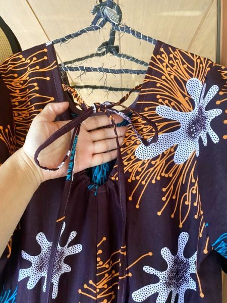 画像11: 即納☆送料無料☆パフスリーブティアードワンピース (11)