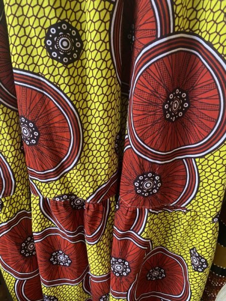 画像13: 即納☆送料無料☆パフスリーブティアードワンピース (13)