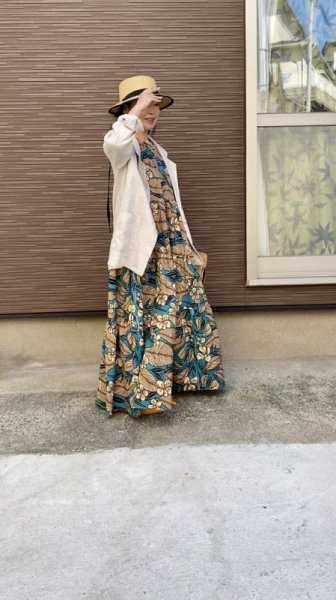 画像6: 《受注製作》ティアードパーティードレス／ノースリーブ (6)